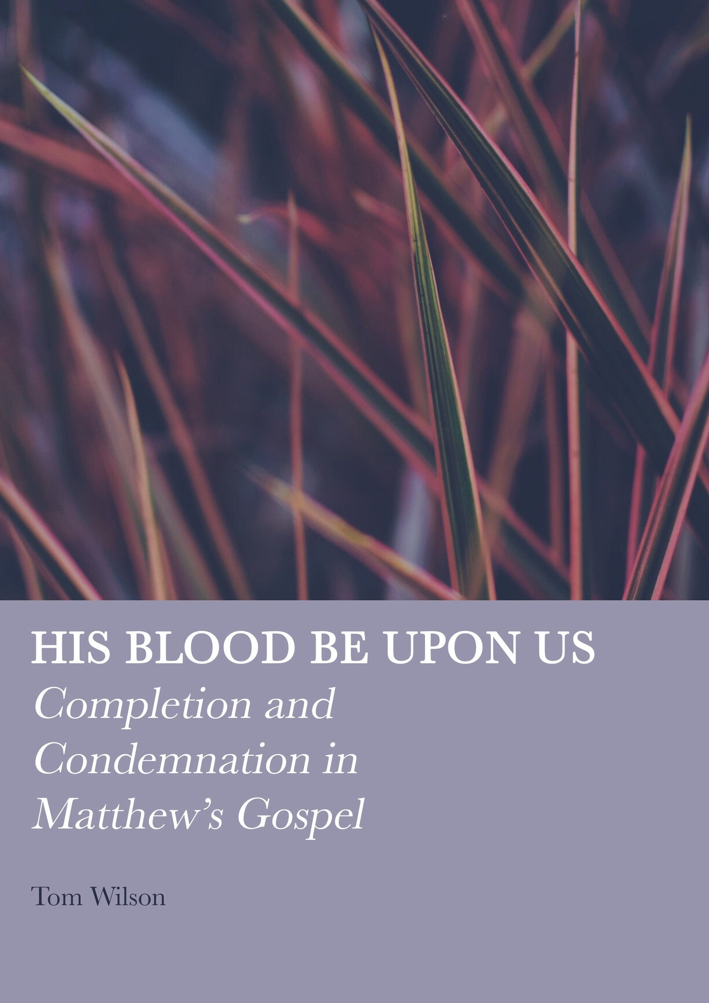 His Blood be Upon Us: Completion and Condemnation in Matthew's Gospel